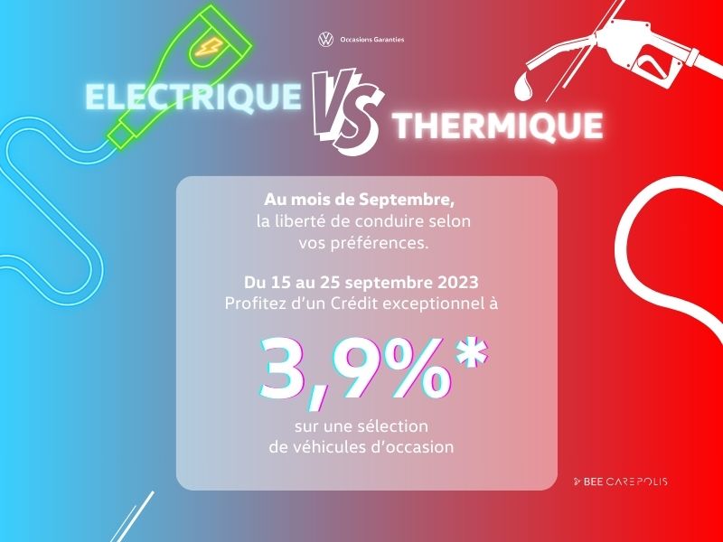 POP UP - OP THERMIQUE VS ELECTRIQUE VW