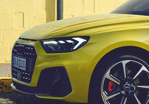 audi jaune